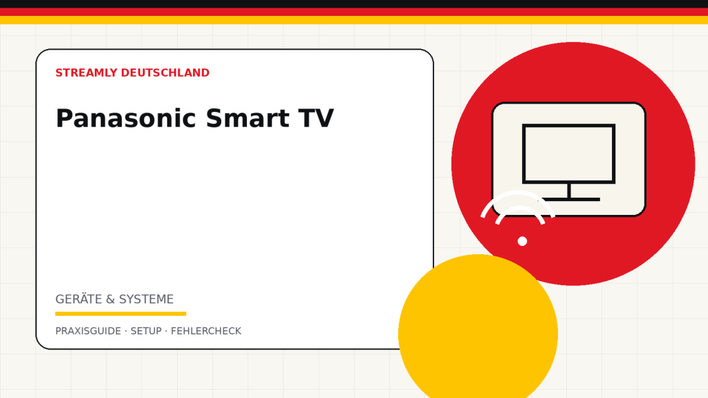 Illustration zum Ratgeber IPTV auf Panasonic Smart TV einrichten und Player wählen